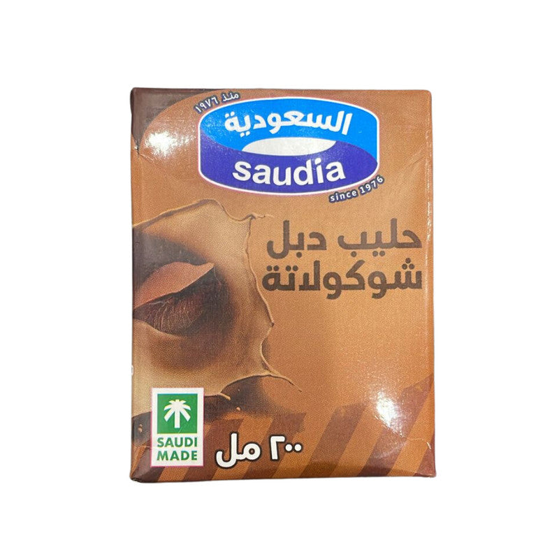 حليب السعودية بطعم الشوكولاته دبل - 200 مل-2