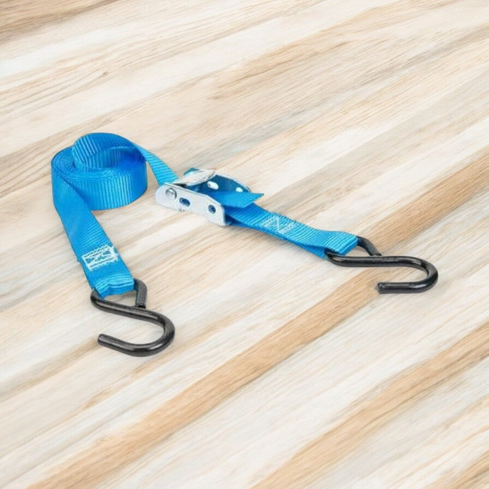 Keeper 1" X 10-Foot Buckle Strap 2 Pack Blue