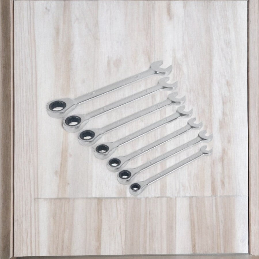 مفتاح ربط SAE 7 قطع فولاذ كربوني من ماستر ميكانيك