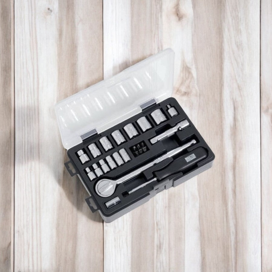 لقم SAE 6PT 24 قطعة من ماستر ميكانيك