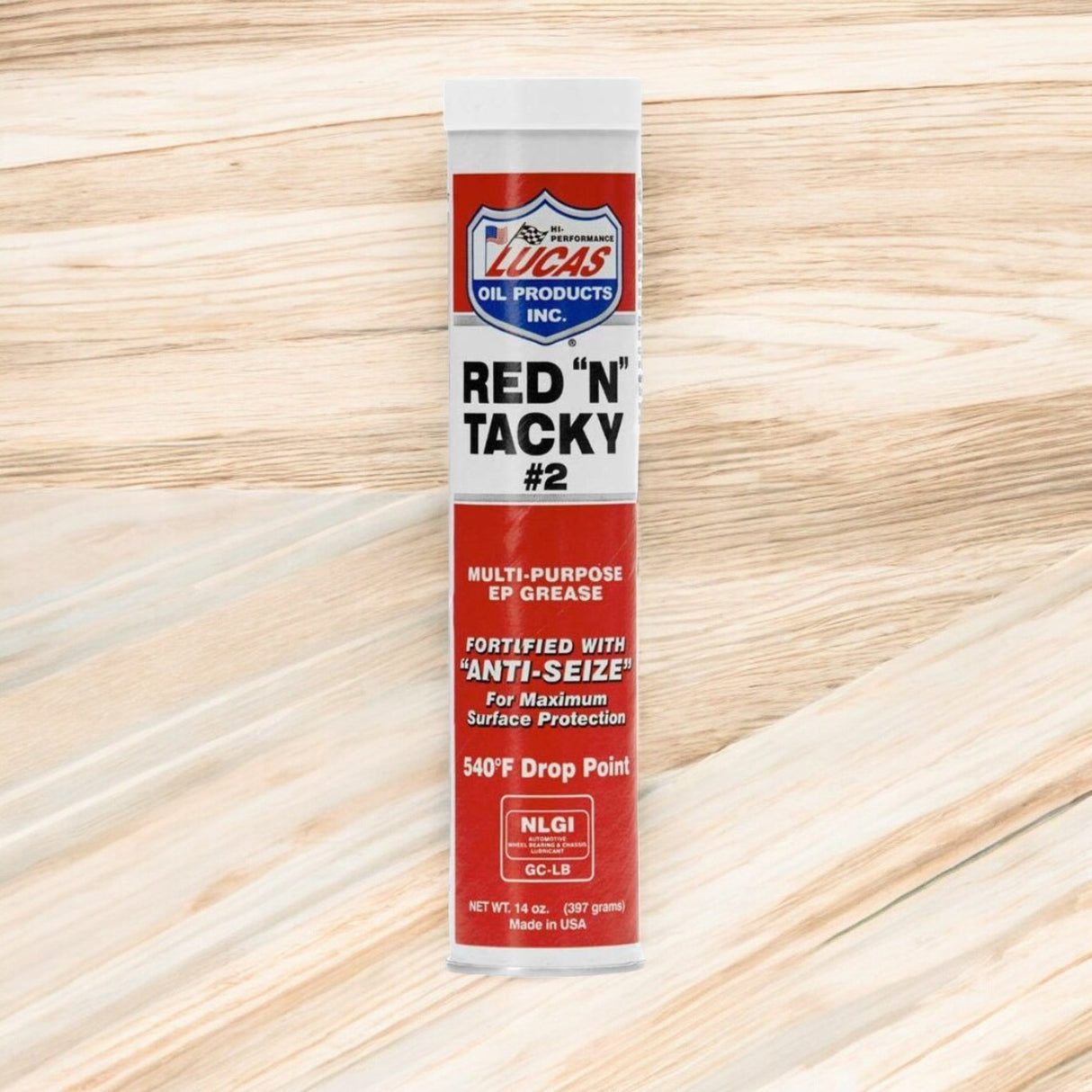 شحم أحمر لزج من لوكاس أويل 14 أونصة متعدد الألوان