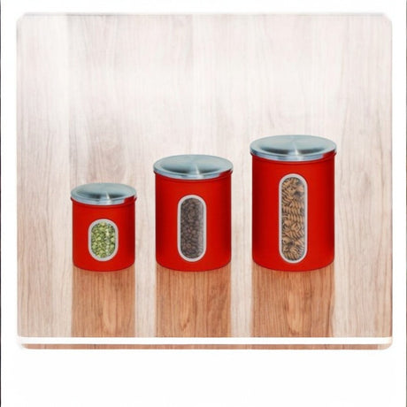 3PK RED Stor Canisters