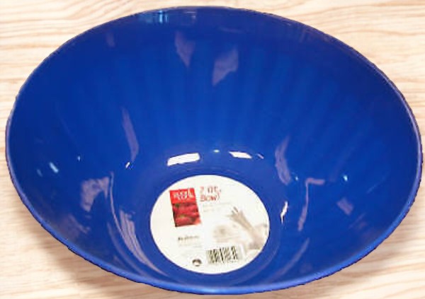 BWL PLSTC 7qt ASST CLR