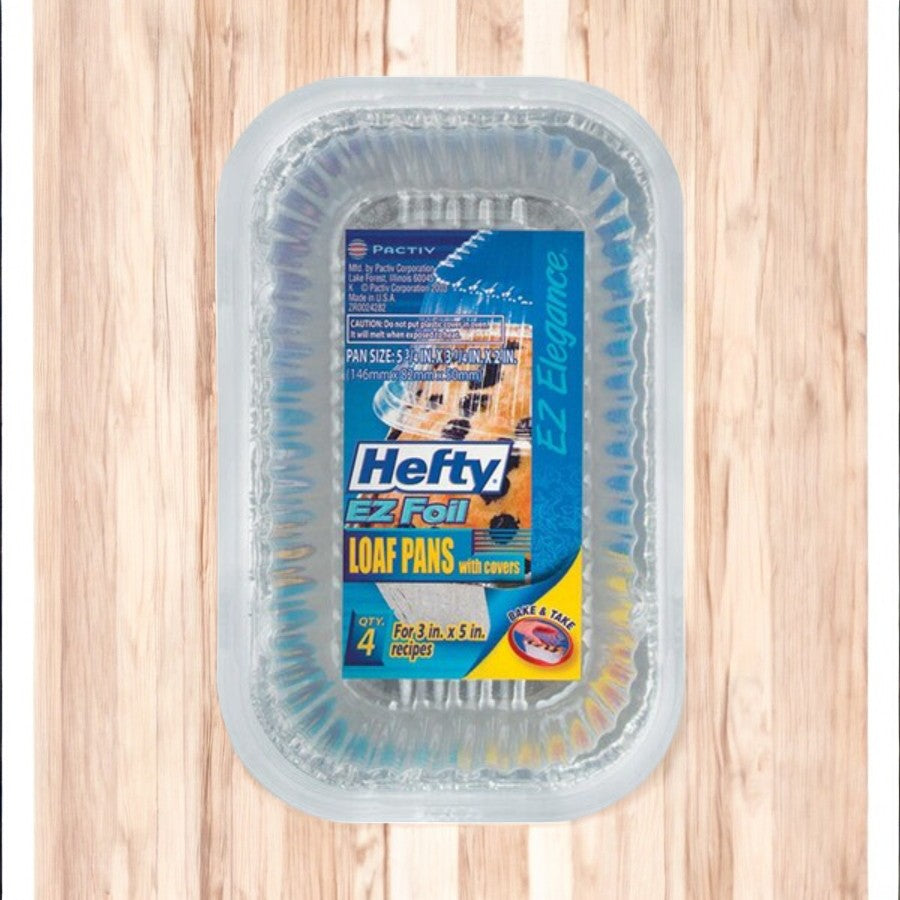 4PK 5.75" Foil Loaf Pan