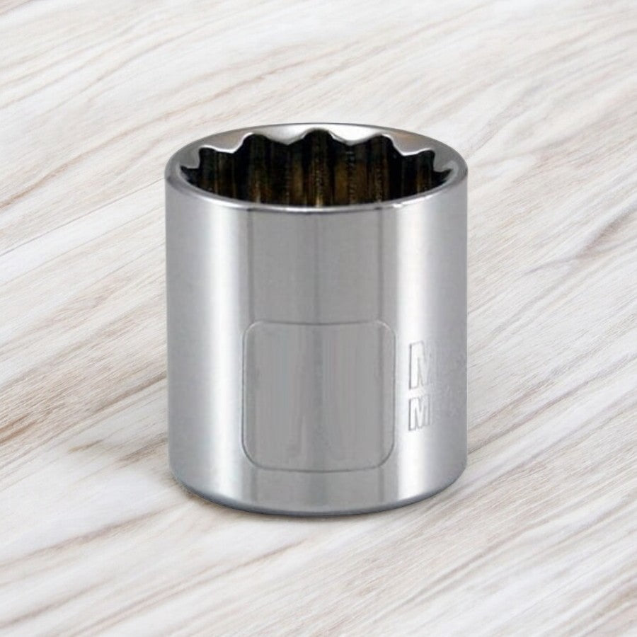 لقمة 3/8 12 نقطة فولاذ الكروم والفاناديوم من ماستر ميكانيك 17 ملم