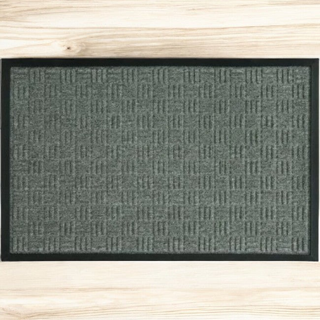 سجادة حفظ الأرضيات بنمط باركيه من ساذرن أوكس 18 X 30 بوصة رمادي