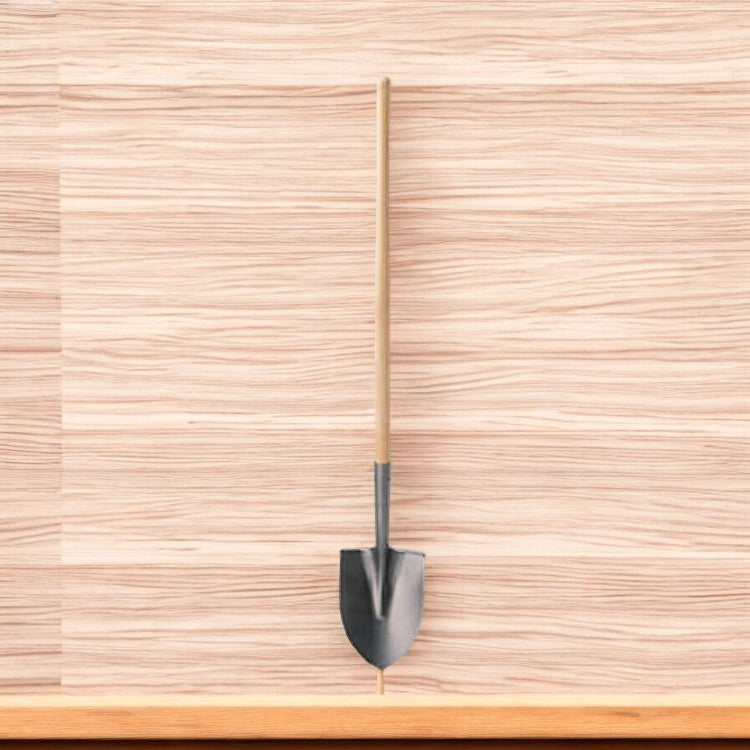 Long-Handle Round Point Shovel