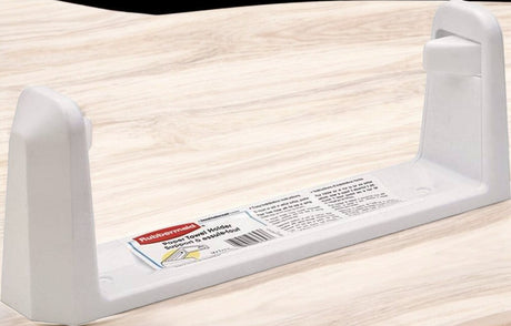 Easy Change White Spring-Loaded Paper Towel Holder