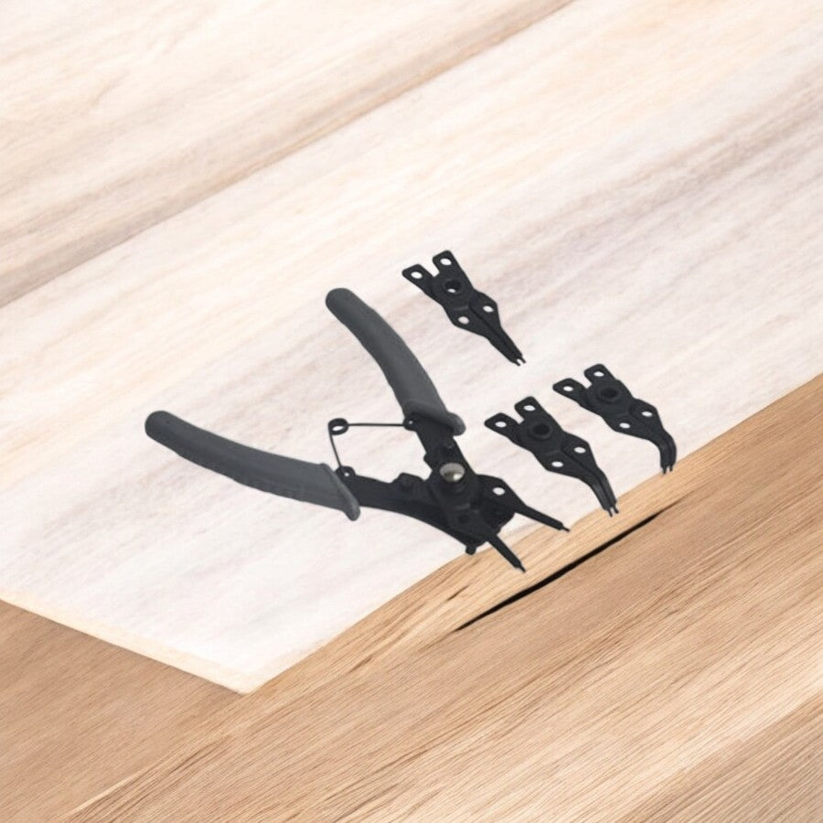 Master Mechanic 5-Piece Carbon Steel Snap Ring Pliers