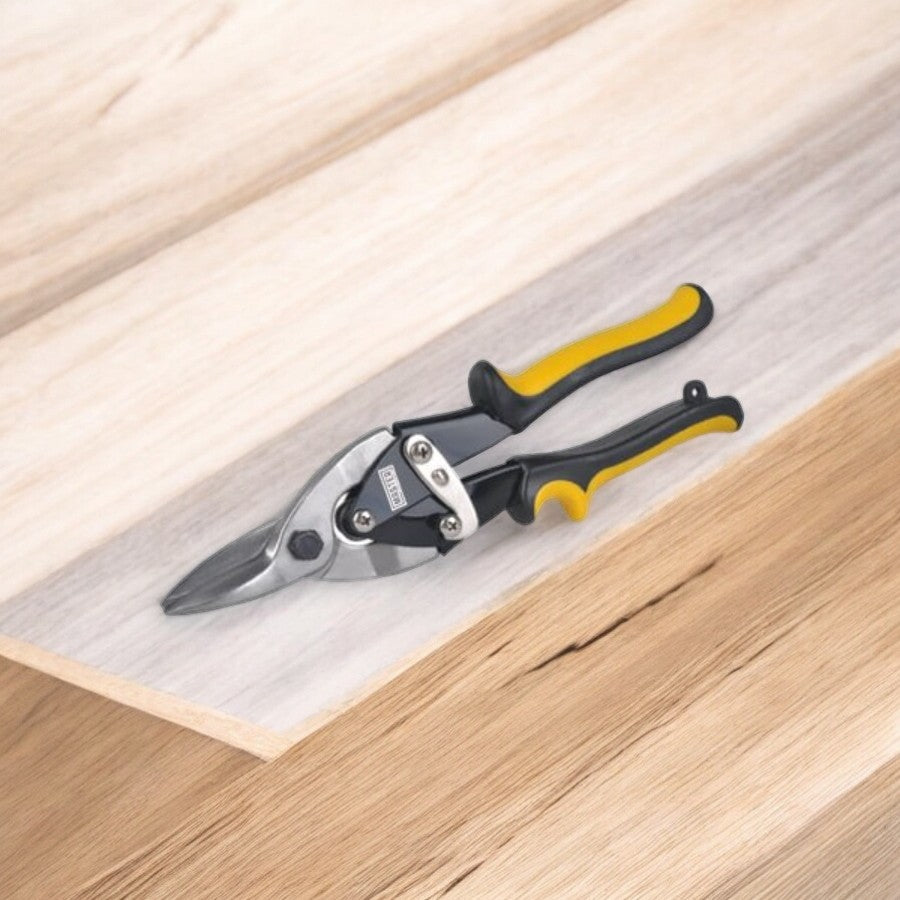 Master Mechanic STR Sheet Metal Shears are made of forged and heat treated steel.