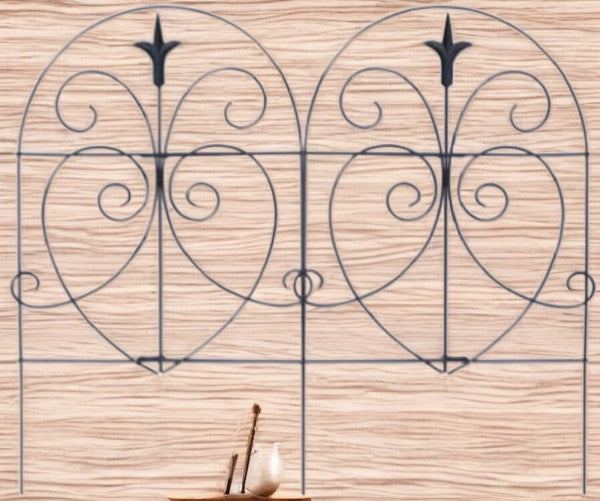 18x8BLK Roman FoldFence