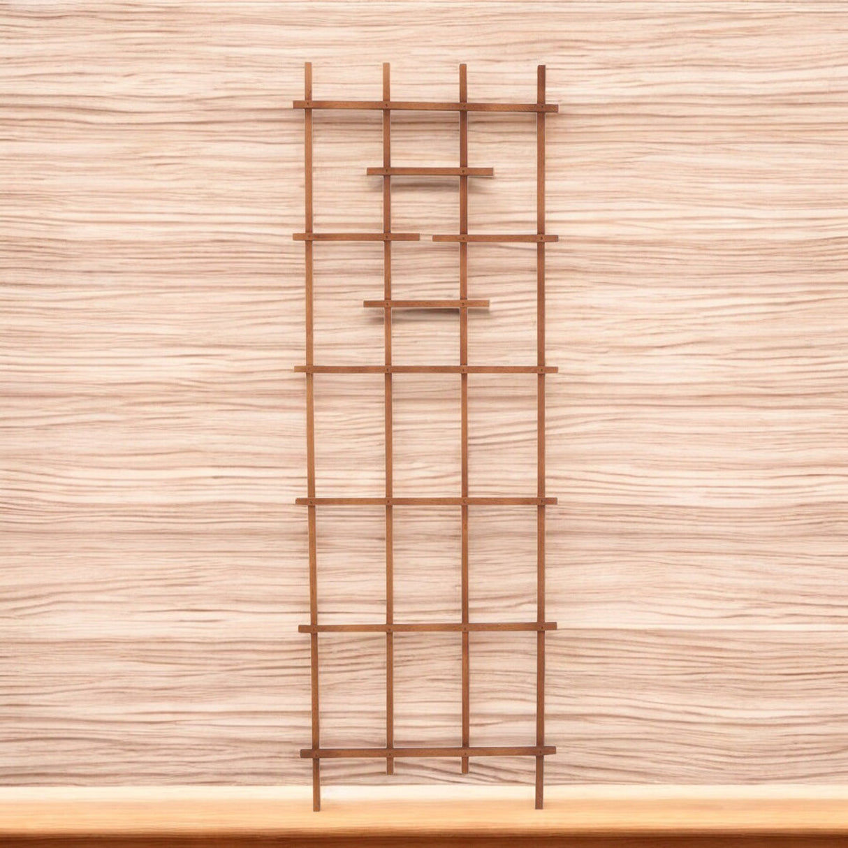 72" BRN Ladder Trellis