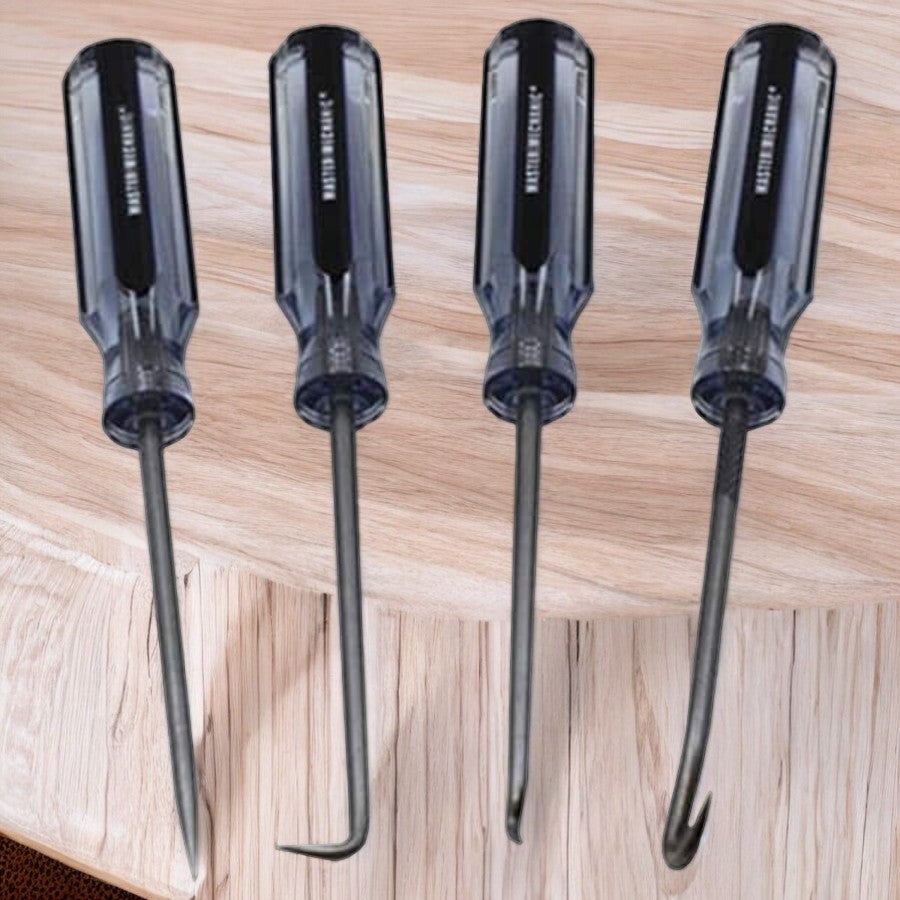 طقم خطاف ومفك دقيق 4 قطع من ماستر ميكانيك