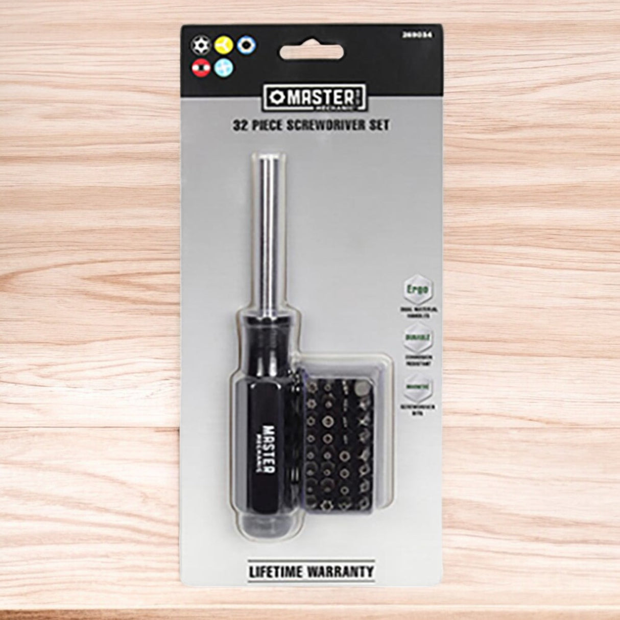 طقم مفك براغي توركس مكون من 32 قطعة من ماستر ميكانيك