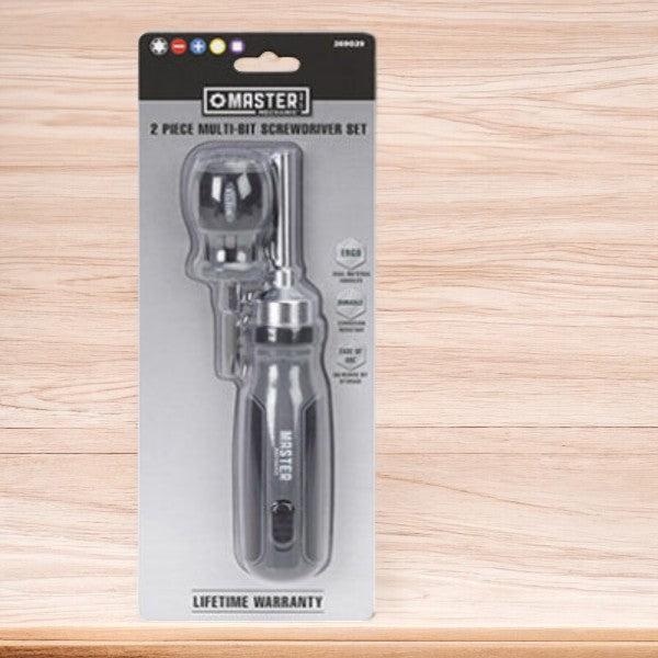 مفك براغي راتش مكون من قطعتين من ماستر ميكانيك