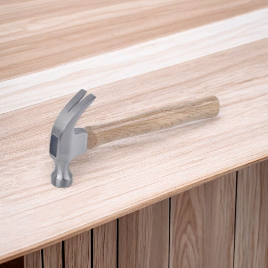 Master Mechanic 16 oz. Heat Treated Forged Steel Curved Claw Hammer