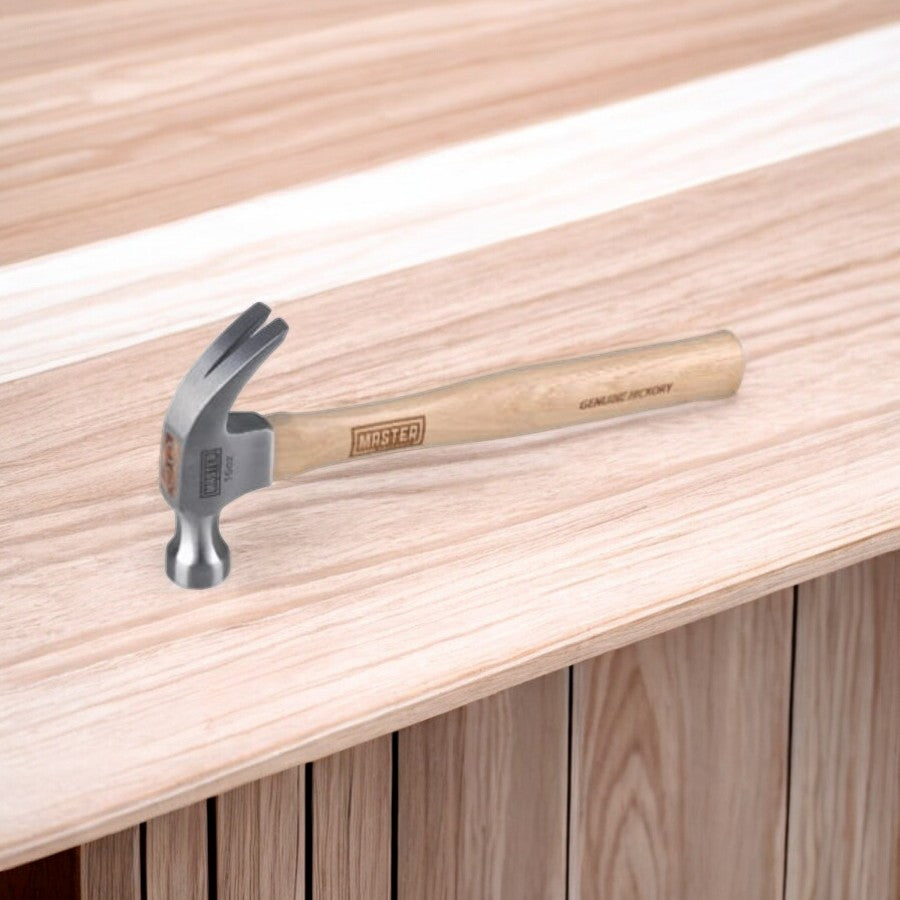 Master Mechanic 16 oz Heat Treated Forged Steel Claw Hammer