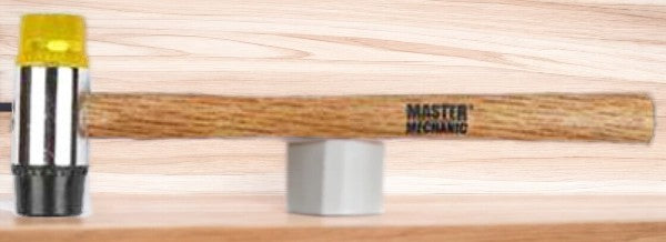 Master Mechanic Rubber and Plastic Combination Hammer 8 oz