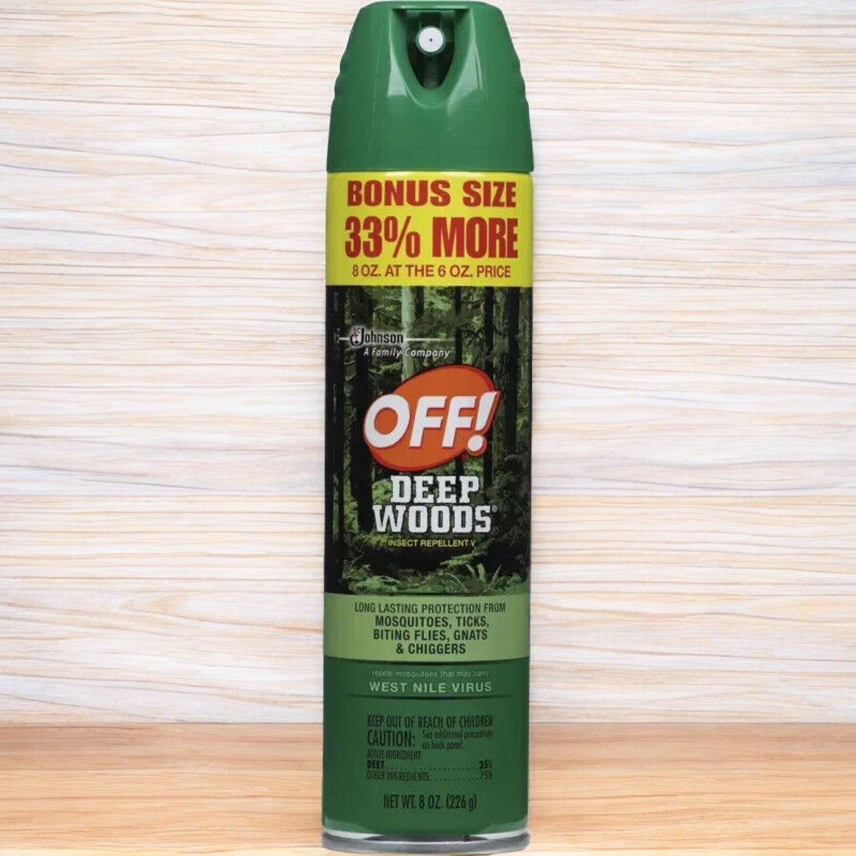 طارد الحشرات ديب وودز من اوف 8 أوقية