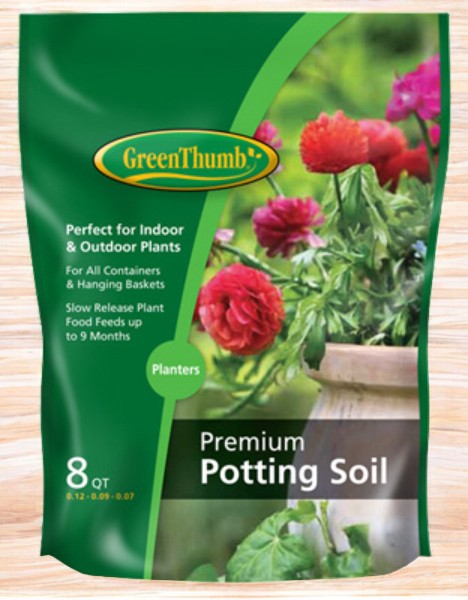 Green Thumb Potting Mix 8 Quart