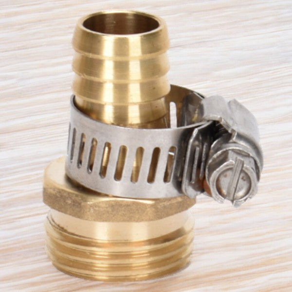 Green Thumb 5/8" Brass Male Hose Connector