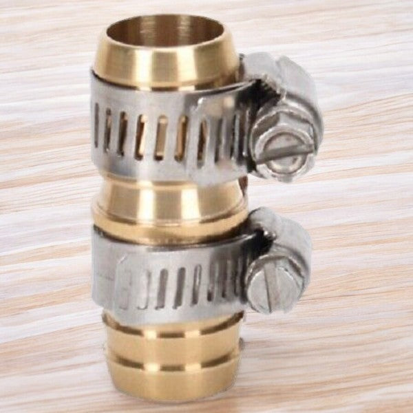 Green Thumb 5/8" Brass Ribbon Style Hose Connector