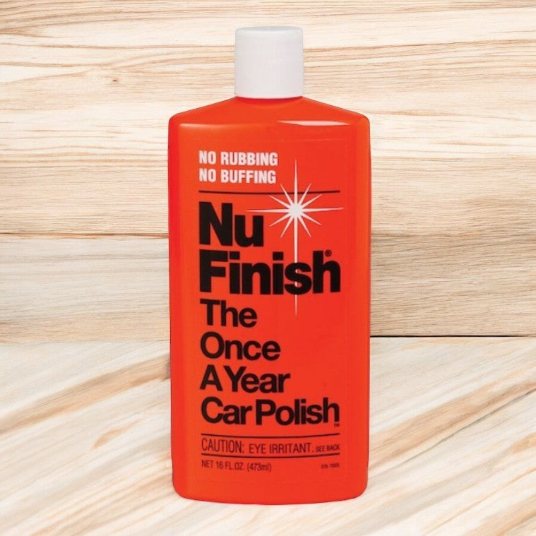 New Finish Car Wax Polish 16 oz Orange