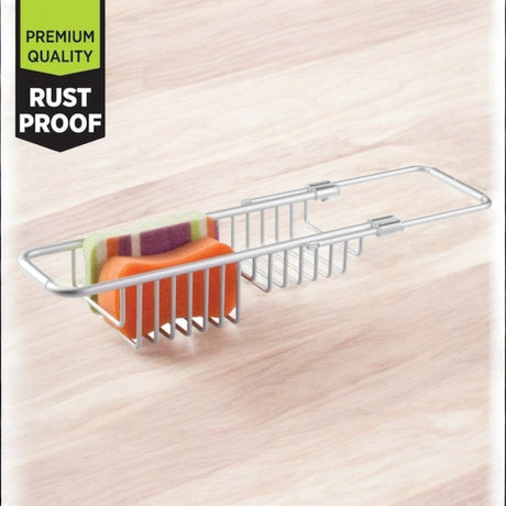Metro Aluminum Over Sink Caddy Silver