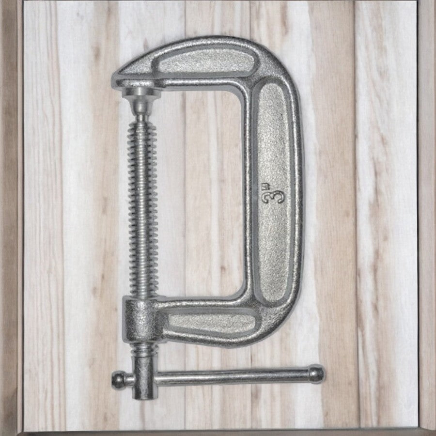 زرجينة على شكل حرف C صلب من بيسي 3 بوصة