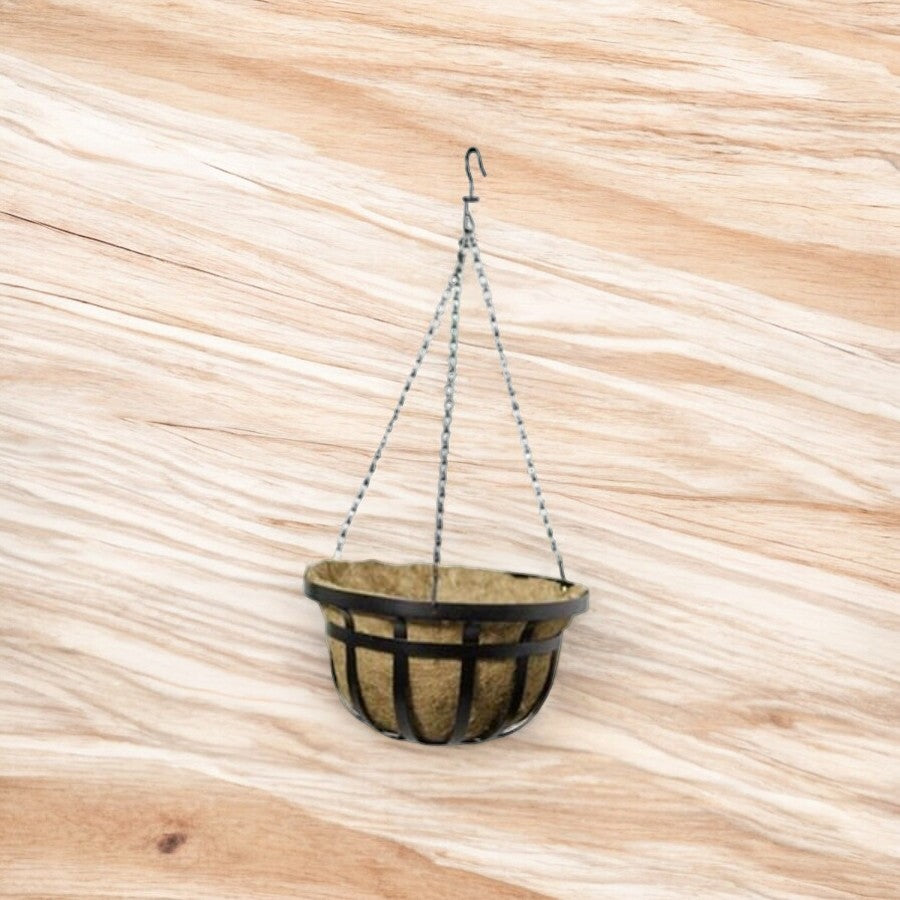 Green Thumb 14" Flat Iron Hanging Basket