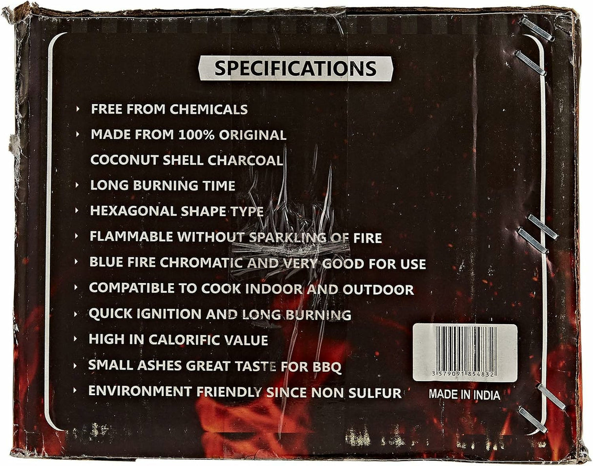 BBQ TIME CHARCOAL BRIQUETS 8KG