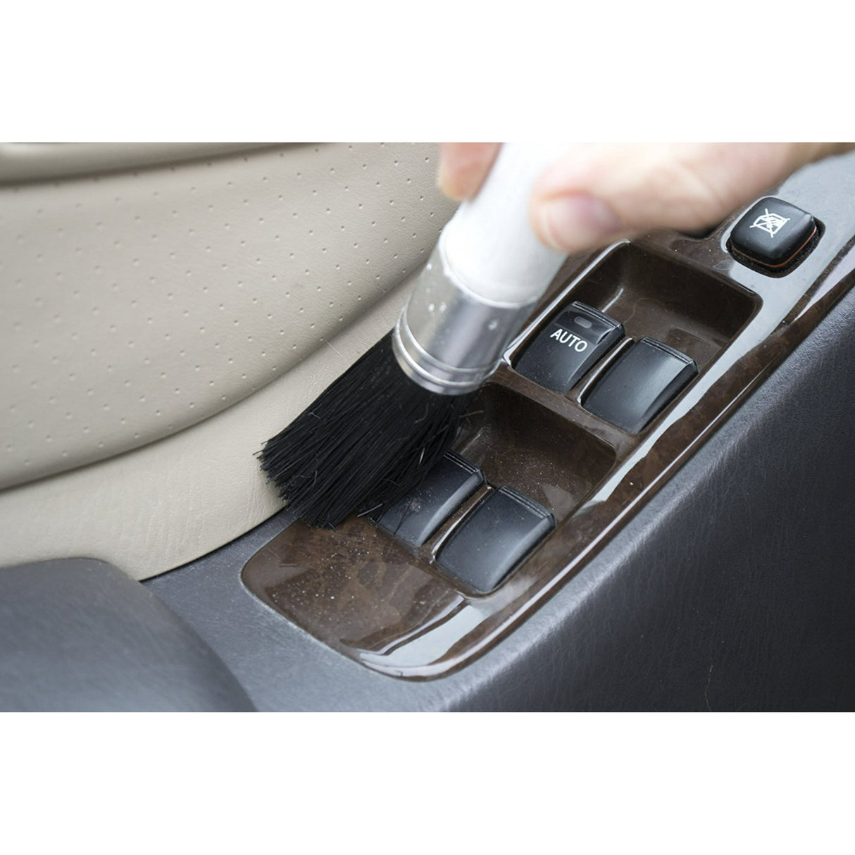 فرشاة تنظيف أجزاء السيارة من هوبكينز 12 قطعة أصفر