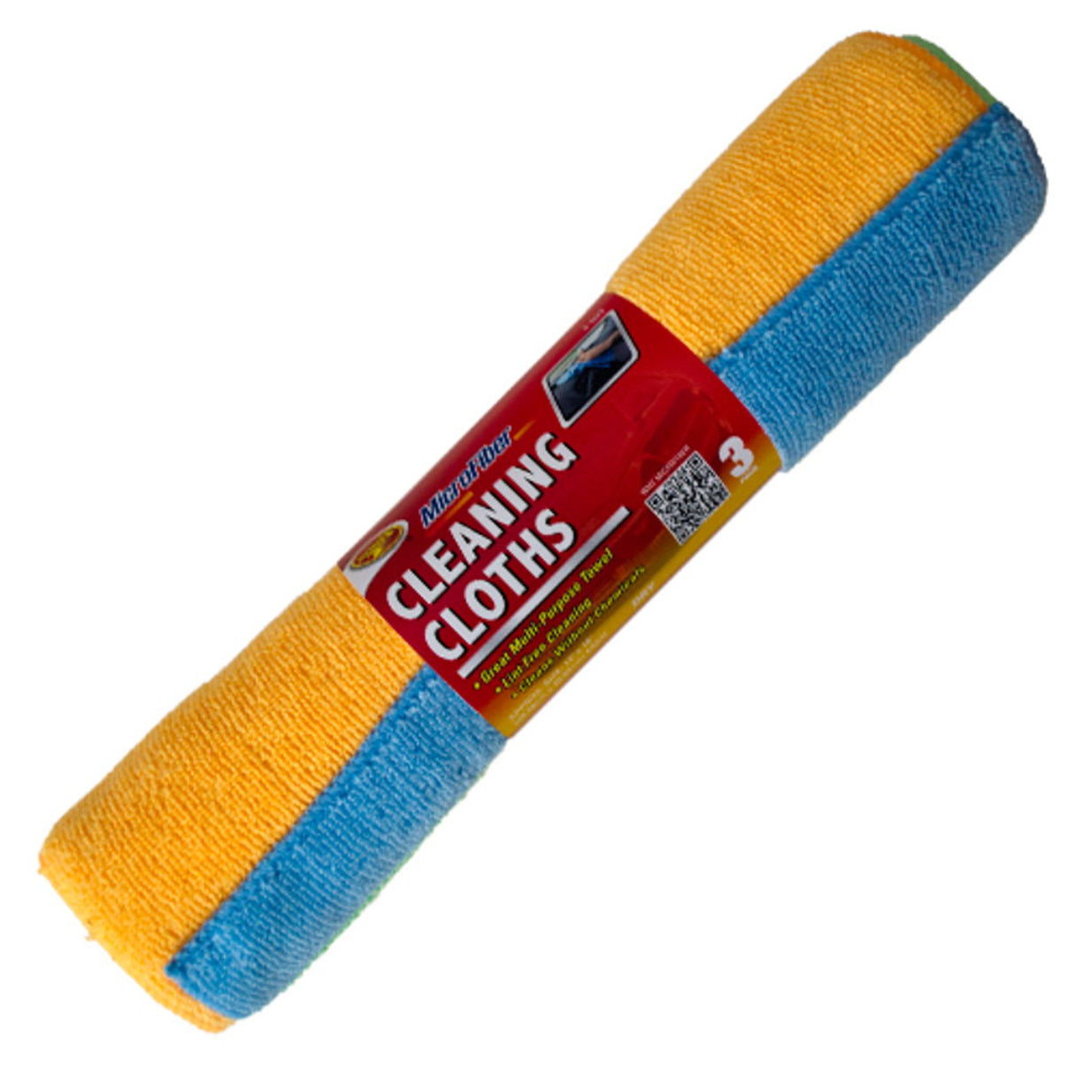 فوط ميكروفايبر من هوبكينز 3 قطعة متعدد الألوان