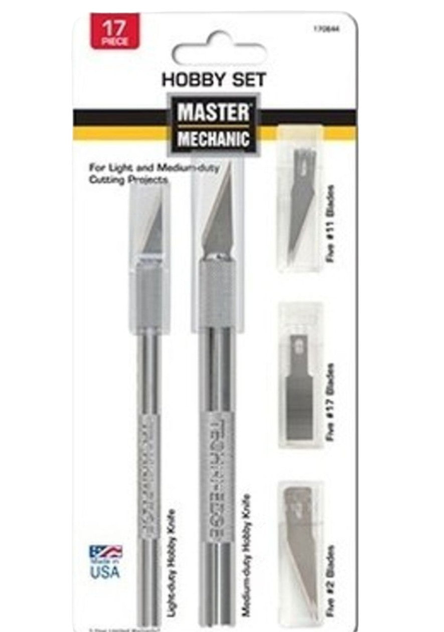 طقم سكاكين هواية من ماستر ميكانيك 17قطع