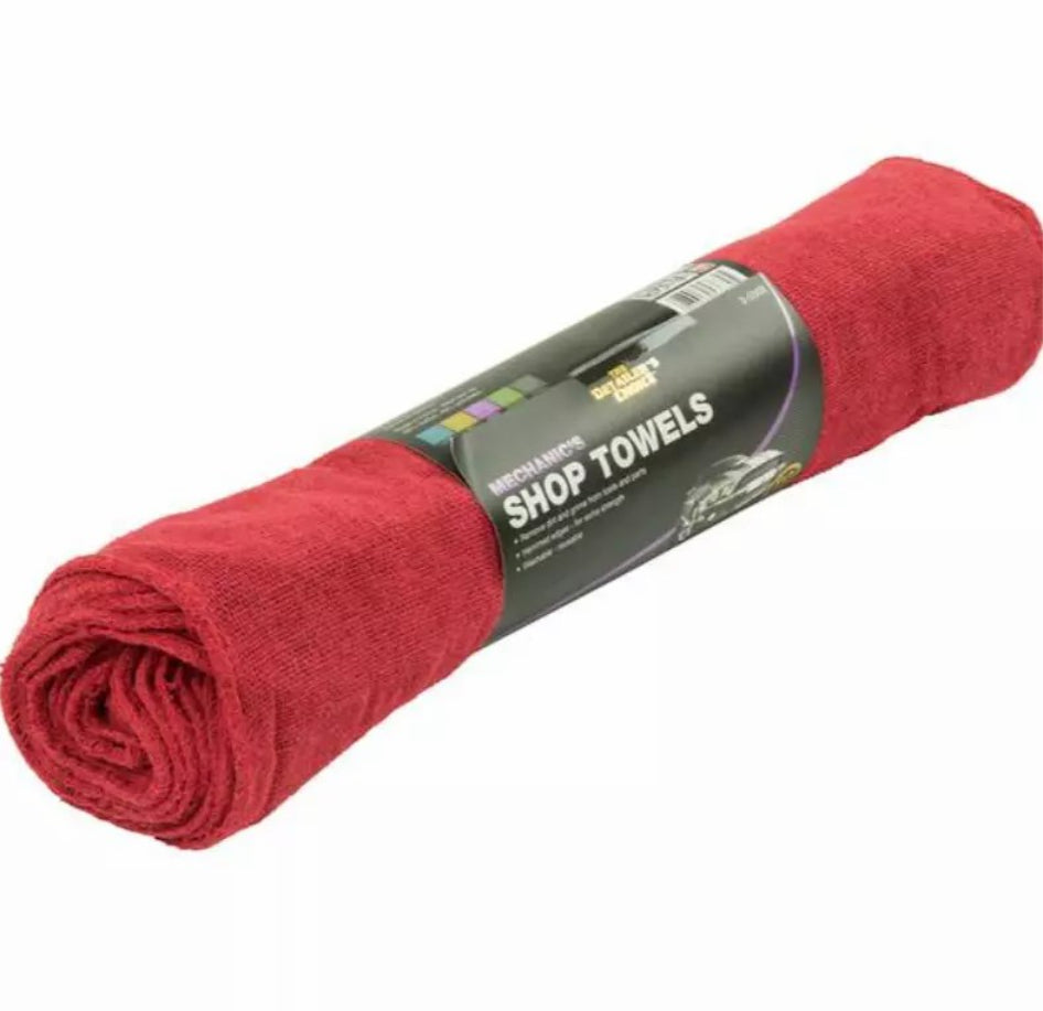 لفافة فوط قطن من هوبكينز 13 X 14 بوصة 10 قطعة أحمر