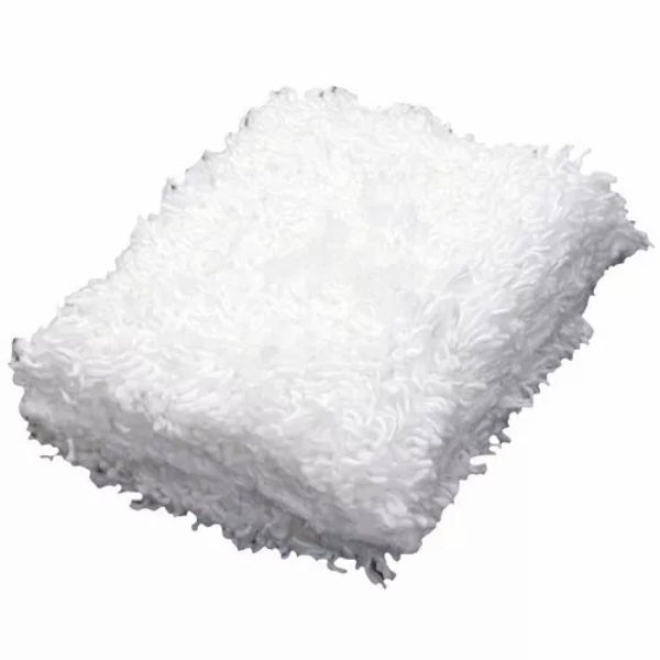 وسادة غسيل شامبو من الشنيل من هوبكينز أبيض