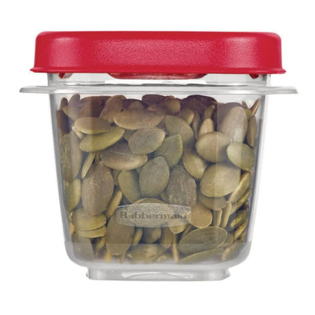 Food Storage Containers with Easy-Find Lids Ruby Red 0.5 Cup 2-Pk.
