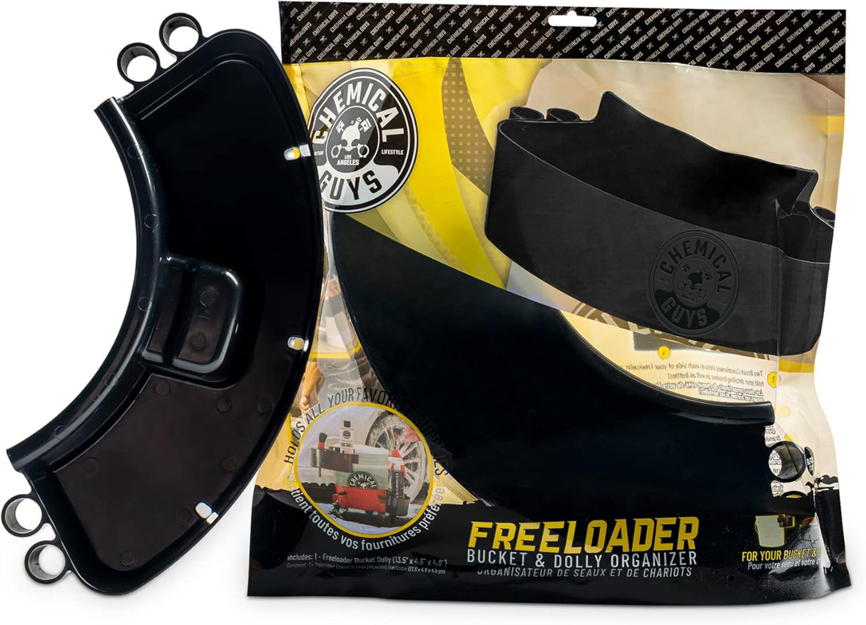 دلو منظم مع دوللي فريلودر كيميكال جايز - أسود