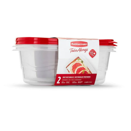 Food Storage Containers 8 Cup 2-Pk