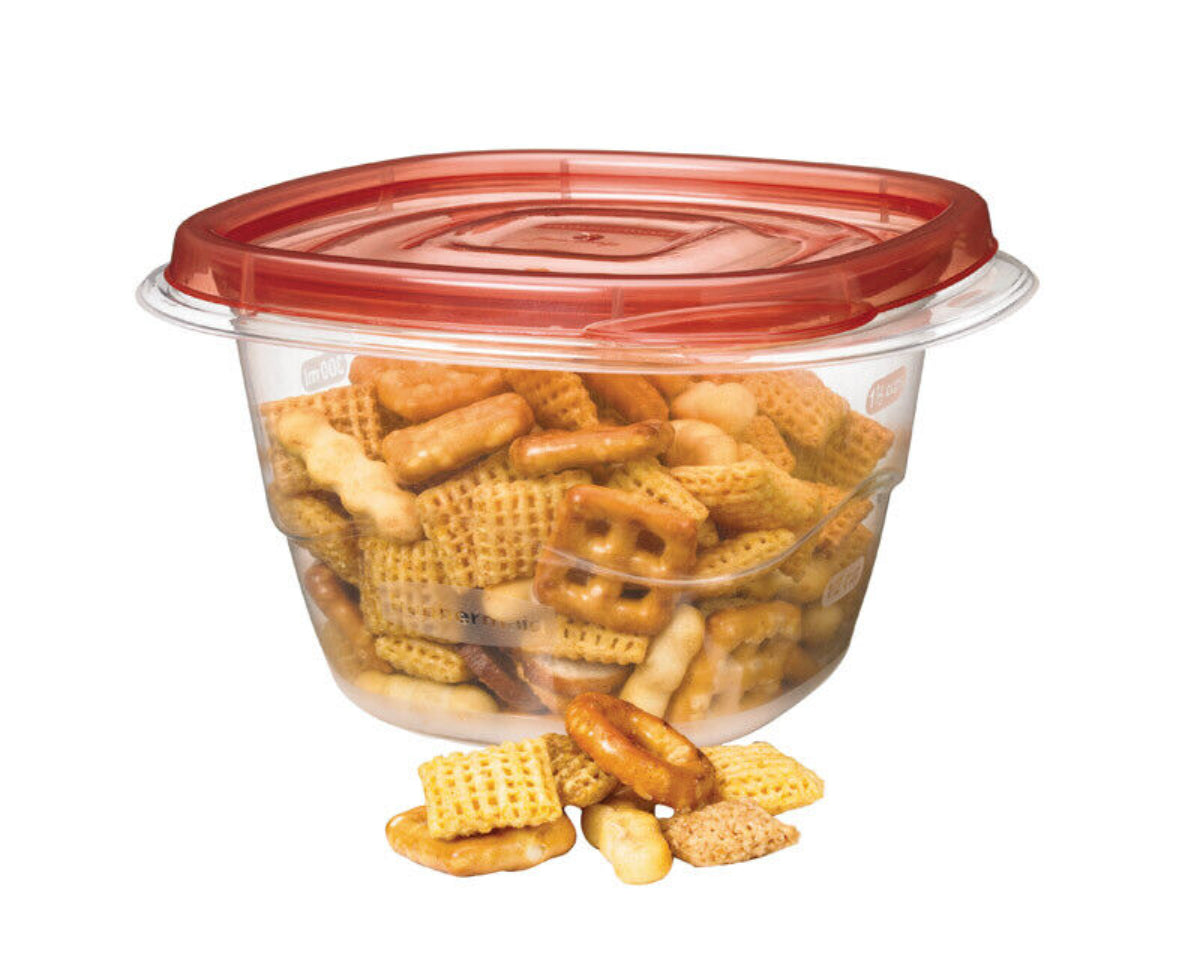 Mini Square Food Storage Containers 2.1 Cup 5-Pk