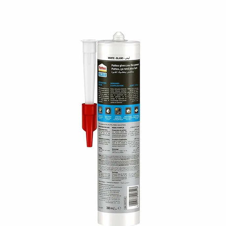 Henkel Pattex Acetic Silicone GP SL212  Black