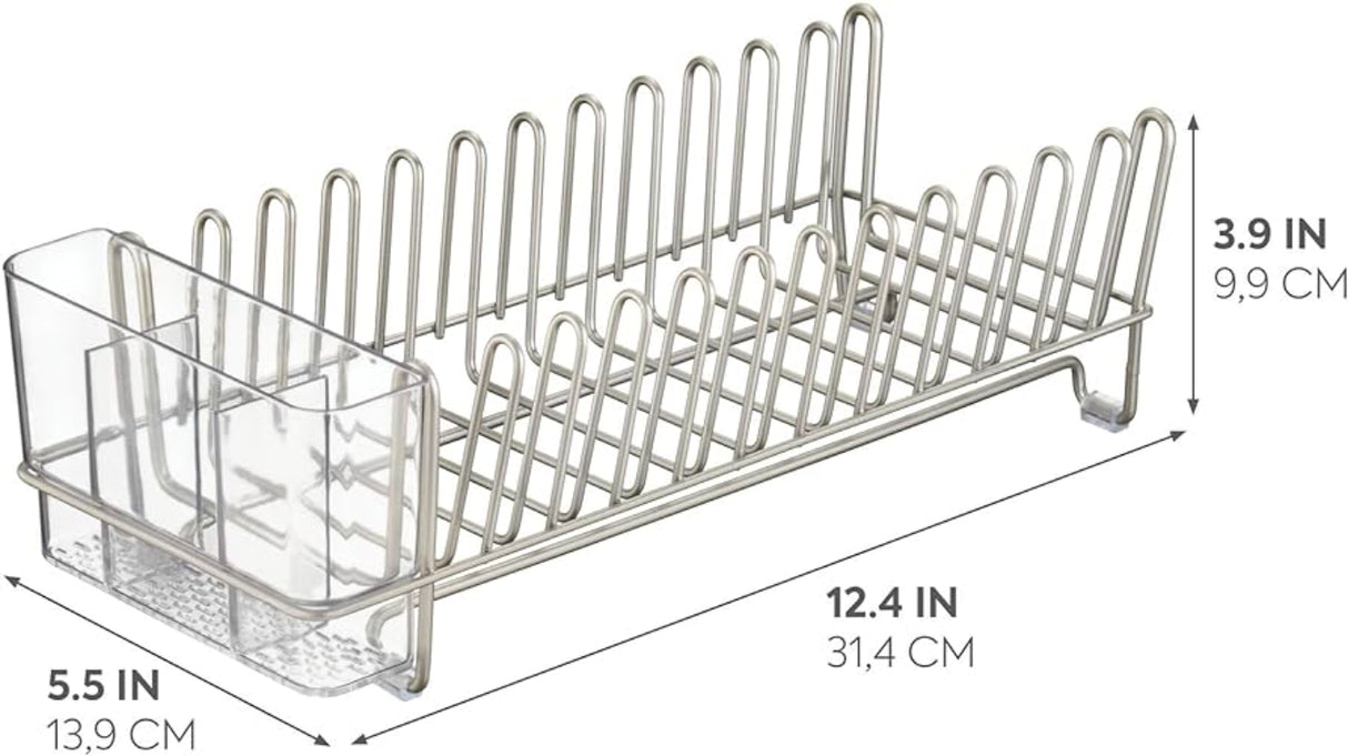 Classico Compact Dish Drainer PC Satin/Clear