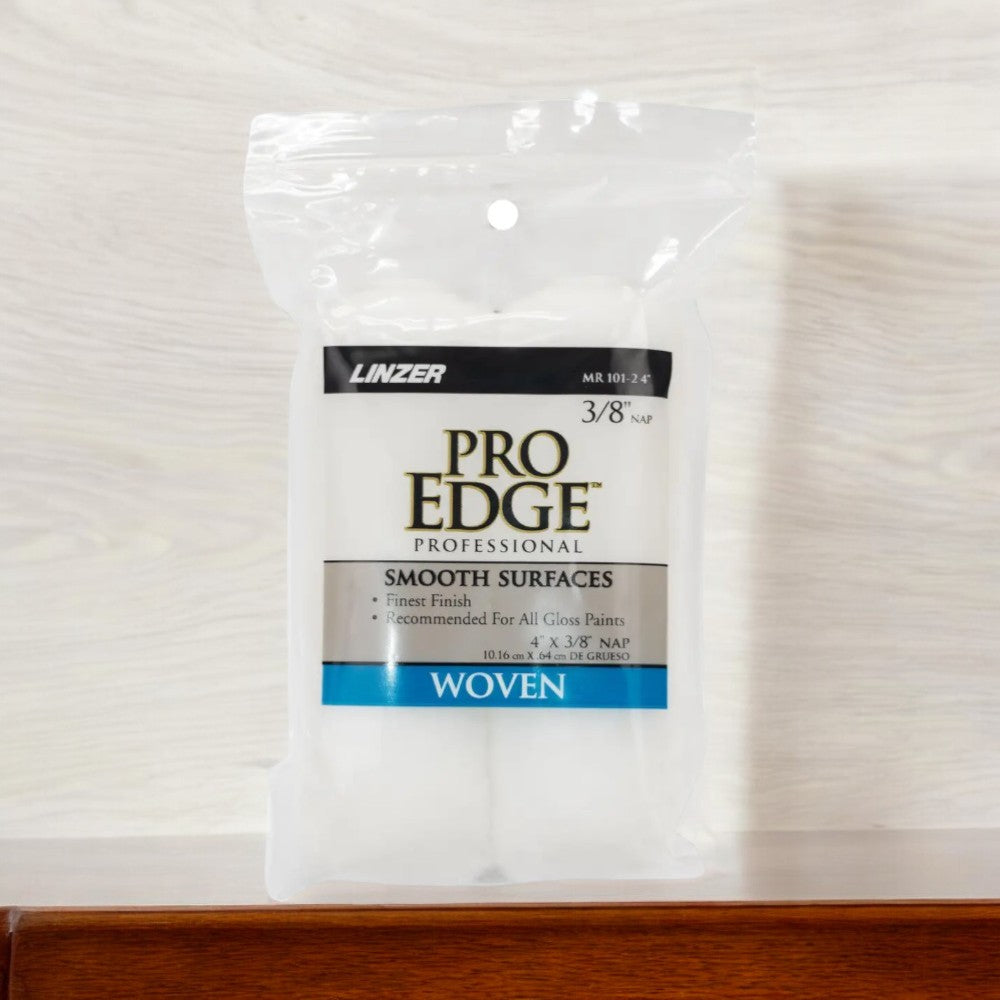 Linzer Microfiber Mini Roller Cover, 2 Pack, White