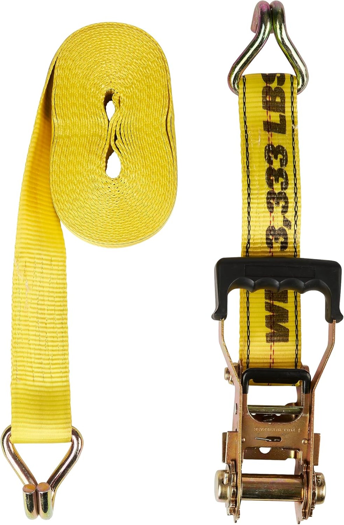 Keeper 2" X 27' J Hook Strap Yellow