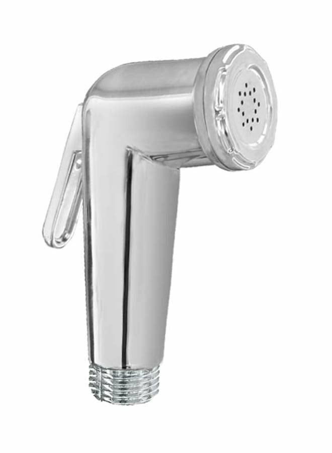 Toilet Hand Spray Shattaf With Hose & Hook Silver