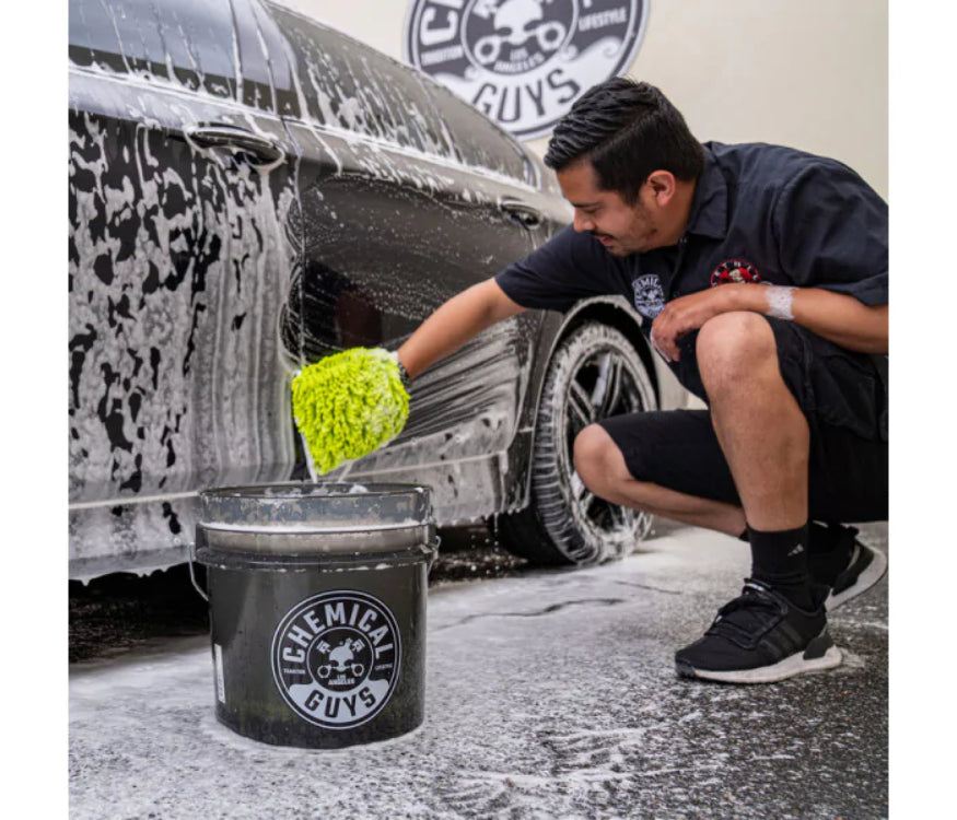 دلو تفاصيل ثقيلة كيميكال جايز، 4.5 جالون - أسود-2