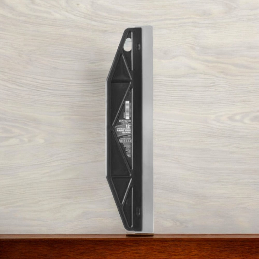 واقي طلاء حواف من الفولاذ المقاوم للصدأ من أولوي تولز، مقاس 12 بوصة، أسود