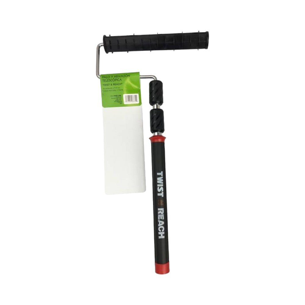 Shoreline Metal Extension Pole with 9" Pulley Frame, Black