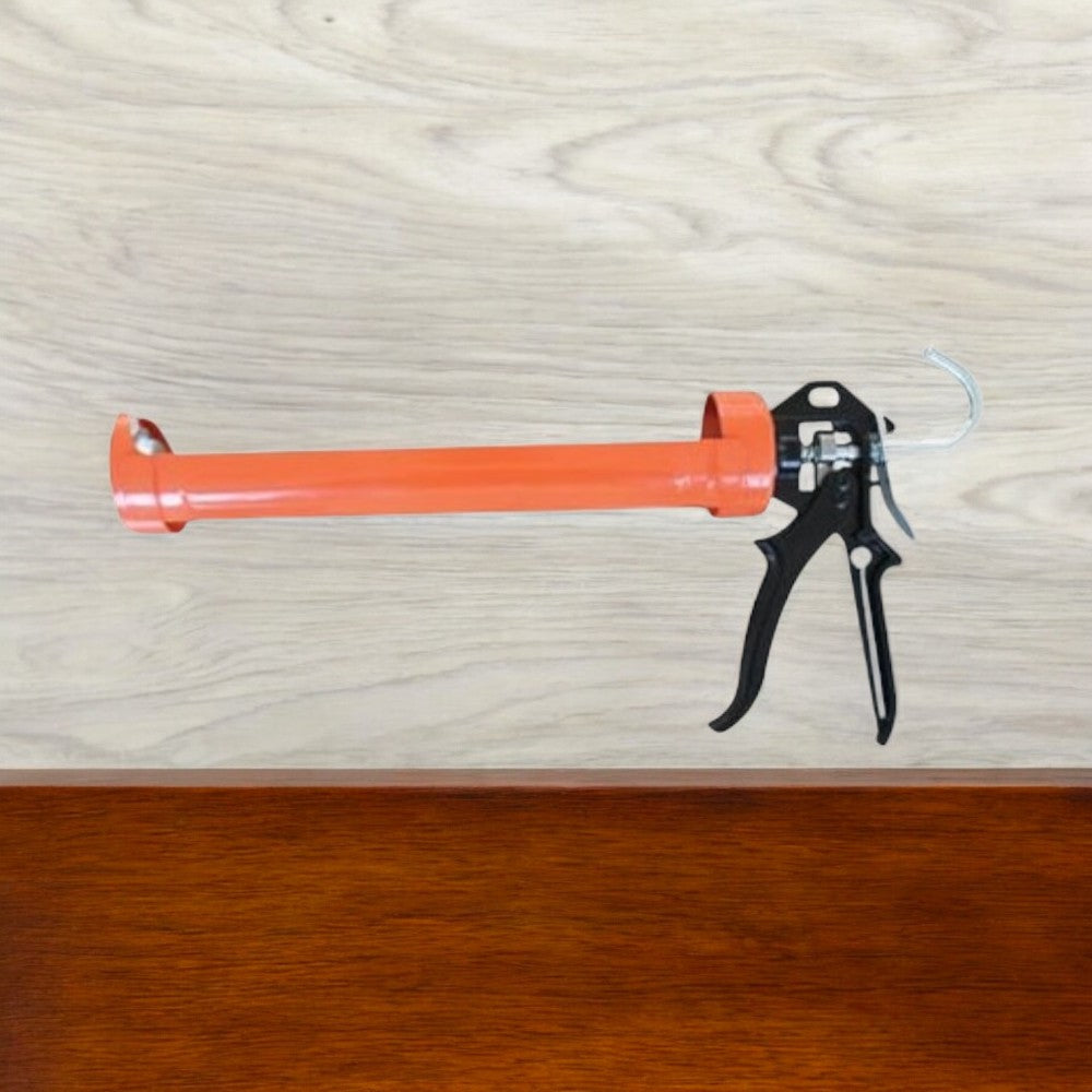 Yida Tools Professional Heavy Duty Metal Caulking Gun, 13", Fits 29oz Cans, Orange