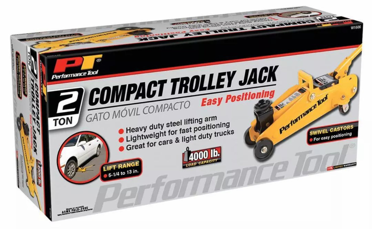 كوريك ترولي من بيرفورمانس تول 2 طن برتقالي